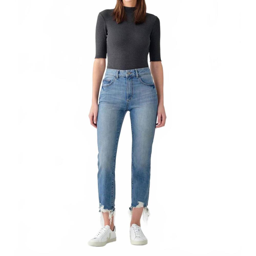 NEW DL1961 - WOMEN'S patti high rise straight jeans in garrett (vintage)